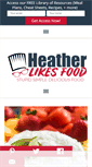 Mobile Screenshot of heatherlikesfood.com
